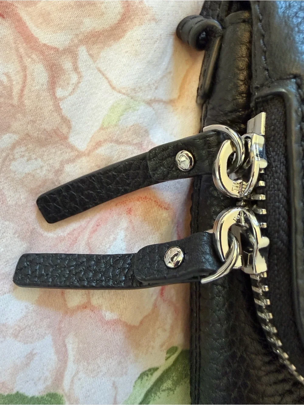 kate spade Black Pebbled Leather Crossbody Purse
